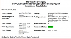 祝贺东莞思伊文具礼品有限公司2026年一次性成功通过可口可乐验厂并取得绿标3年有效期